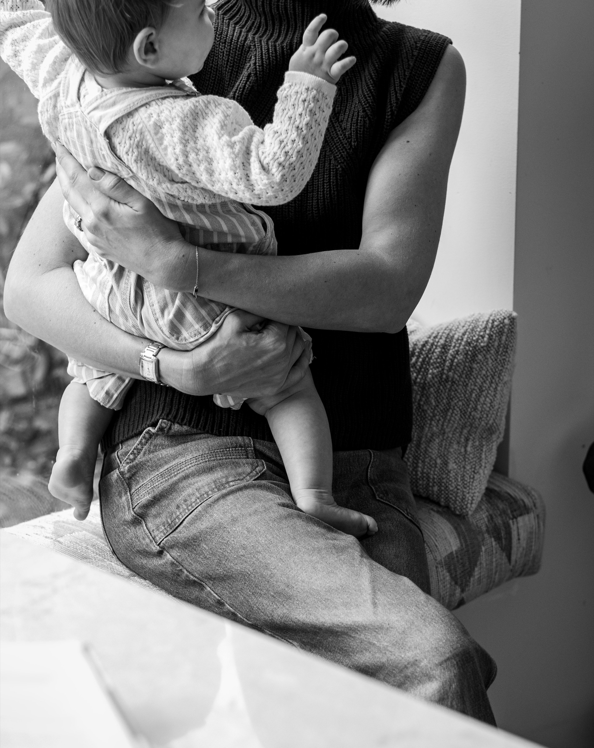Mother and daughter spending an afternoon at home